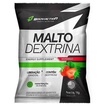Maltodextrina Sabor Morango 1kg - Bodyaction