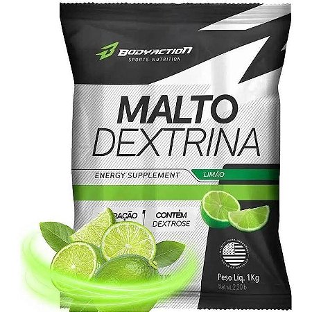 Maltodextrina Sabor Limão 1kg - Bodyaction