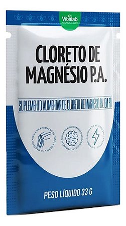 Cloreto de Magnésio Sachê 33g - Vitalab