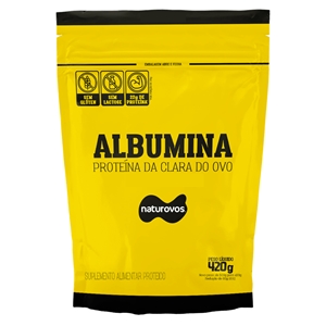 Albumina 420g Sabor Banana – Naturovos