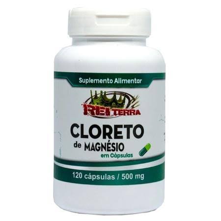 Cloreto de Magnésio 500mg 120 Cápsulas- Rei Terra