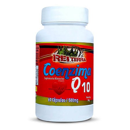 Coenzima Q10 500mg 60 Cápsulas - Rei Terra