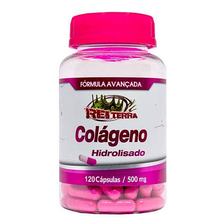 Colágeno Hidrolisado 500mg 120 Cápsulas- Rei Terra