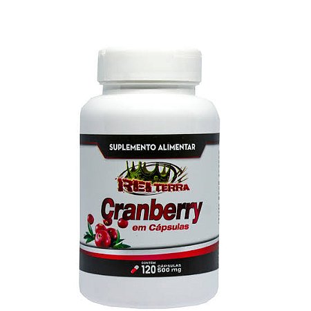 Cranberry 500mg 120 Cápsulas