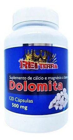 Dolomita 500mg 120 Cápsulas- Rei Terra