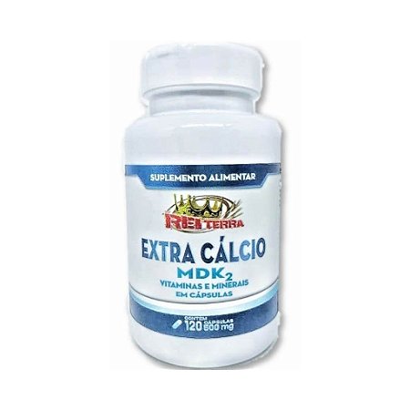 Extra Cálcio MDK 500mg 120 Cápsulas