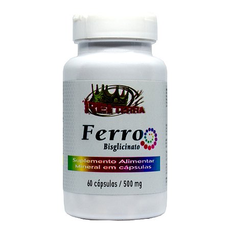 Ferro 250mg 60 Cápsulas- Rei Terra