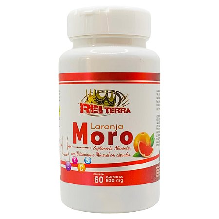 Laranja Moro 60 Cápsulas 500mg - Rei Terra