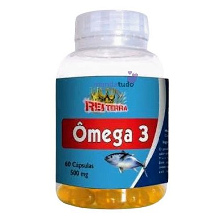 Ômega 3 500mg 60 Cápsulas- Rei Terra