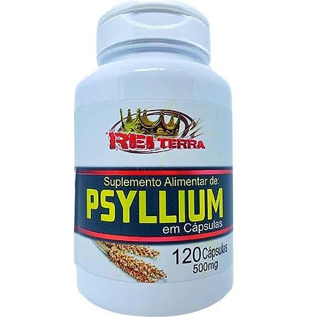 Psyllium 500mg 120 Cápsula- Rei Terra