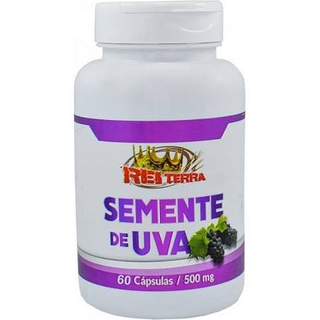 Semente de Uva 500mg 60 Cápsulas - Rei Terra