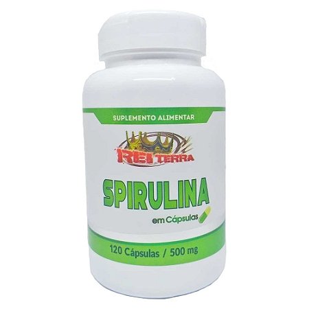 Spirulina 500mg 120 Cápsulas- Rei Terra