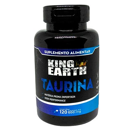 Taurina 500mg 120 Cápsulas- Rei Terra