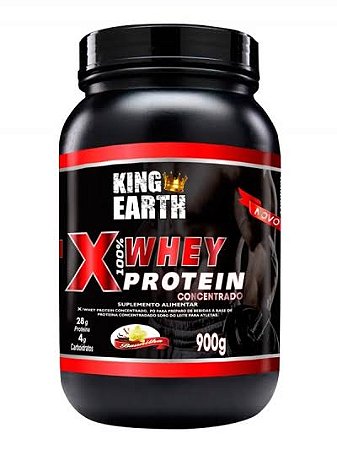 Whey Protein Concentrado Baunilha 900g- Rei Terra