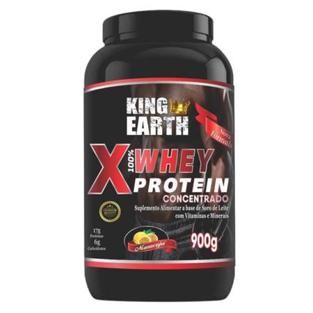 Whey Protein Concentrado Maracujá 900g- Rei Terra