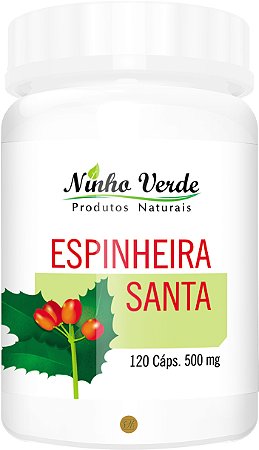 Espinheira Santa 500mg 120 Cápsulas- Ninho Verde