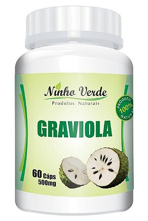 Graviola 500mg 60 Cápsulas- Ninho Verde