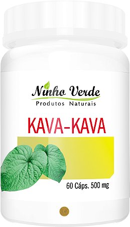 Kava- Kava 500mg 60 Cápsulas- Ninho Verde