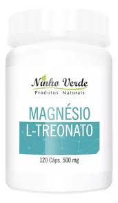 Magnesio L-Treonato 500mg 60 Cápsulas- Ninho Verde