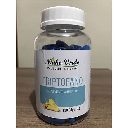 Triptofano 1000mg 120 Cápsulas- Ninho Verde