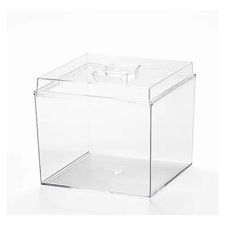 Pote Quadrado Plástico Cx C/ 12 Pç de 7,4 LT