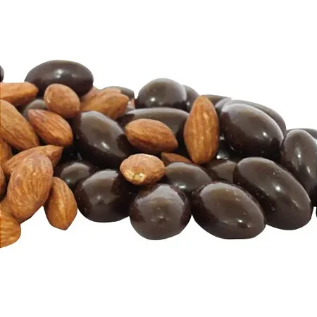 Amêndoa Drageada Trufada Chocolate Belga Meio Amargo - 5kg