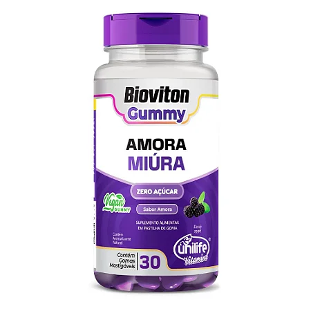 Amora Gummy com 30 Cápsulas - Unilife