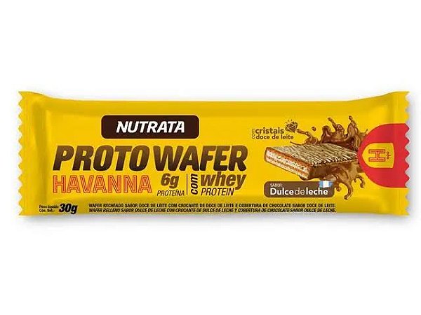 Proto Wafer Havanna Doce de Leite - 6g de Proteína - Nutrata