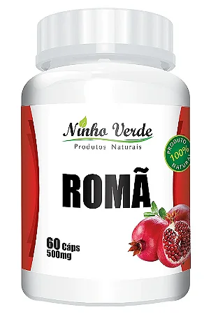 Romã 500mg 60 cápsulas | Ninho Verde