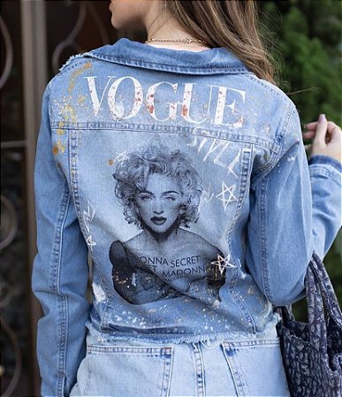 jaqueta jeans vogue