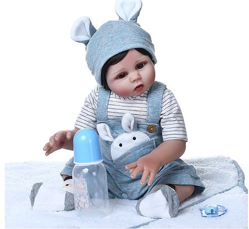 Bebe Reborn Menino 100% Silicone Sob Encomenda 10 A 45 Dias