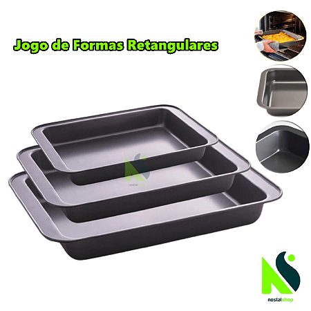 Forma Retangular antiaderente