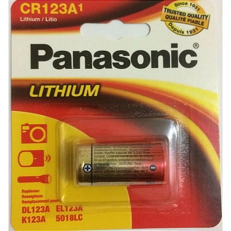 Bateria CR123A 3v PANASONIC LITHIUM