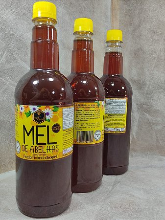 Mel de Abelhas. Florada Sucupira. kit com 03.