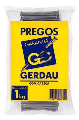 Prego Gerdau 17 x 27 c/c