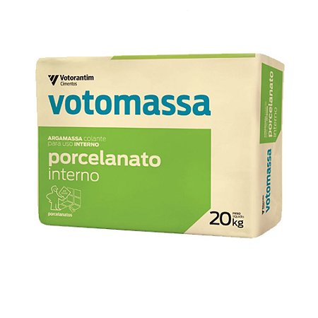 Argamassa Votomassa Porcelanato Interno Cinza 20kg