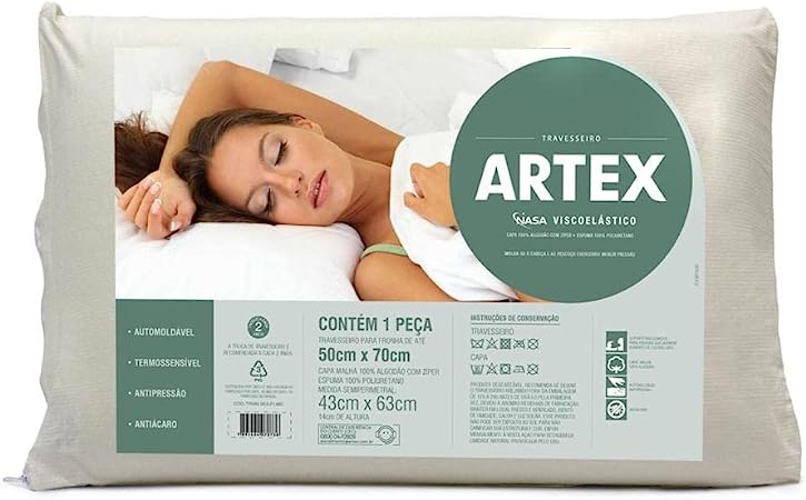 Travesseiro Viscoelástico - Artex