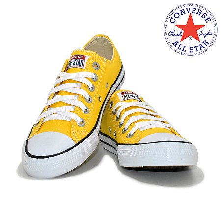 tenis all star feminino amarelo