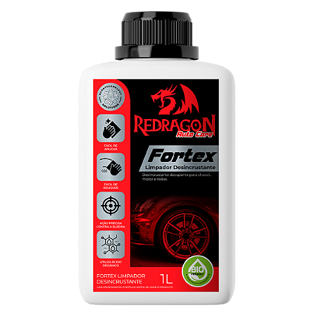 LIMPADOR DESINCRUSTANTE 4 EM 1 REDRAGON AUTO CARE FORTEX 1L