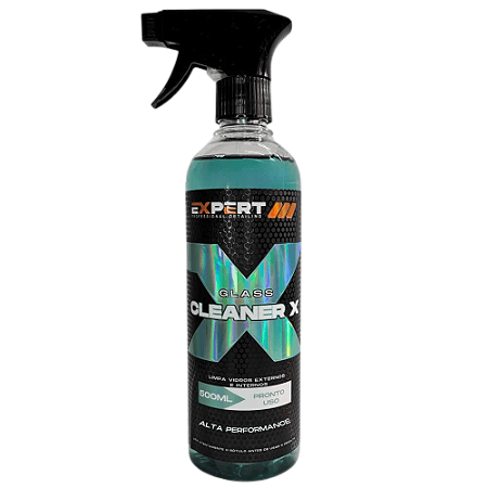 Glass Cleaner X 500 ml Expert – Limpador de Vidros com Ação Desengordurante