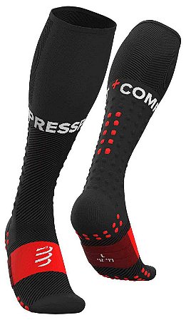 Meia Compressport Full Socks RUN V3.0 - Preta