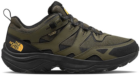 Tenis The North Face Hedgehog 3 WP Masculino Verde CIA das BOTAS Trekking Hiking Trail Running