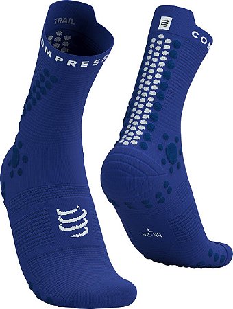 Meia Compressport TRAIL V4.0 - Azul