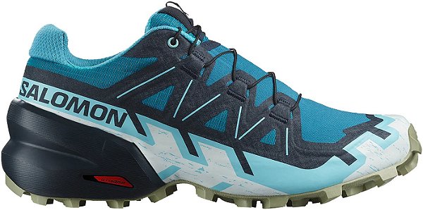Tênis Salomon Speedcross 6 Feminino - Az/Pt