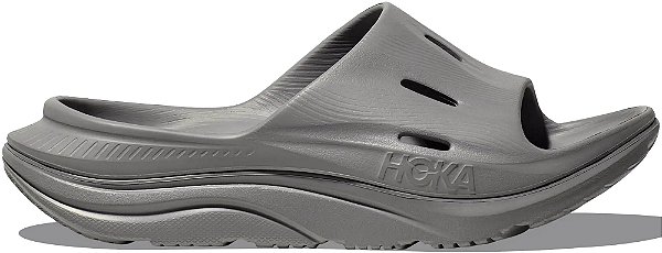 Chinelo Hoka Ora Recovery Slide 3 Masculino - Cinza