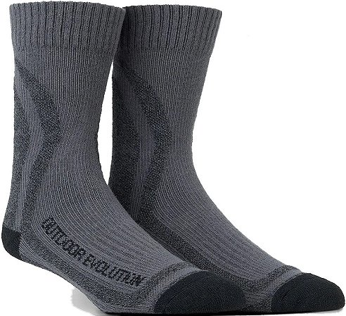 Meia Galapagos Trailsmith Coolmax® - Cinza