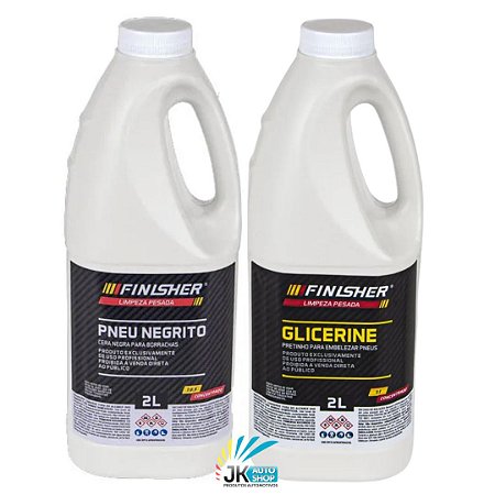 KIT GLICERINE 2L + PNEU NEGRITO 2L - FINISHER