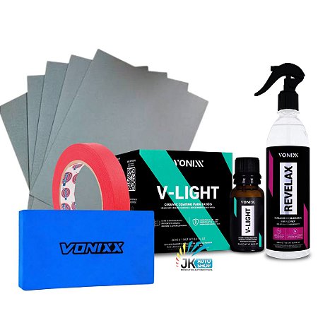 KIT REVITALIZAÇÃO DE FAROL V- LIGHT - VONIXX