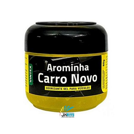 AROMA CARRO NOVO - ODORIZANTE EM GEL PARA VEÍCULOS 60G - VINTEX