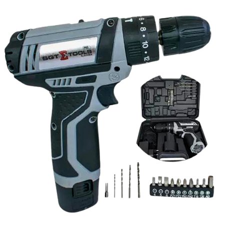 SGT-7102 – PRO – PARAFUSADEIRA E FURADEIRA DE IMPACTO À BATERIA 3/8″ – 10MM